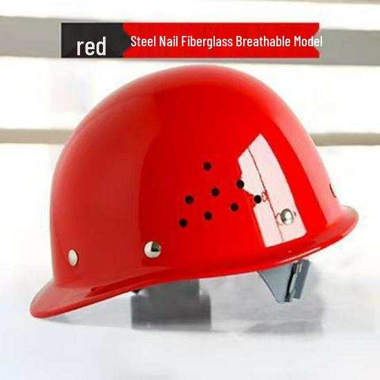 Capacete de Segurança Padrão para Eletricista e Construção - Respirável, Espessado para Proteção do Trabalhador.