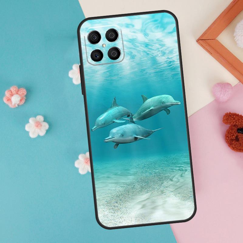 Ocean Dolphin Case For Honor Magic 7 5 6 Lite Pro Honor X8b X9b X9a X8a X8 X9 X9c 50 70 90 200 Lite Cover