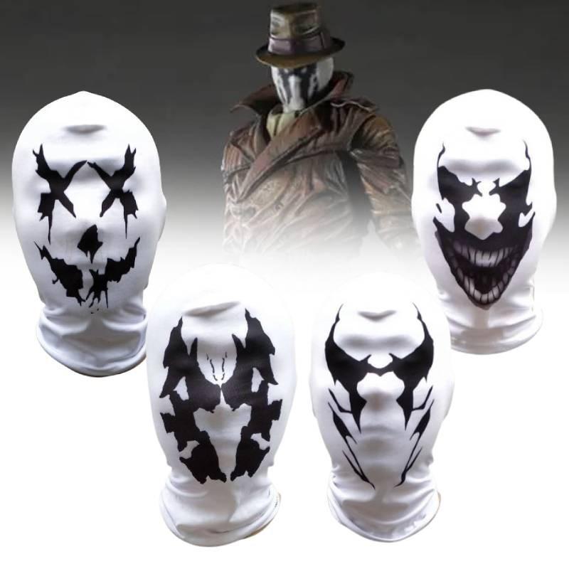 2020 Watchmen Rorschach Mask Cosplay Hooded Face Covering For All Seasons And Genders