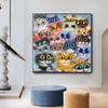 Modern Colorful Cute Cats Eyes Open Canvas Paintings Posters and Prints Wall Art Picture for Living Room Home Decoration Cuadros