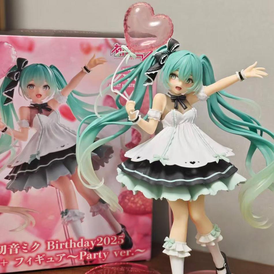Hatsune Miku  Birthday Party Ver. Amp+ Figure 21Cm Pvc Anime Action Model Collectible Toy Gift In Stock