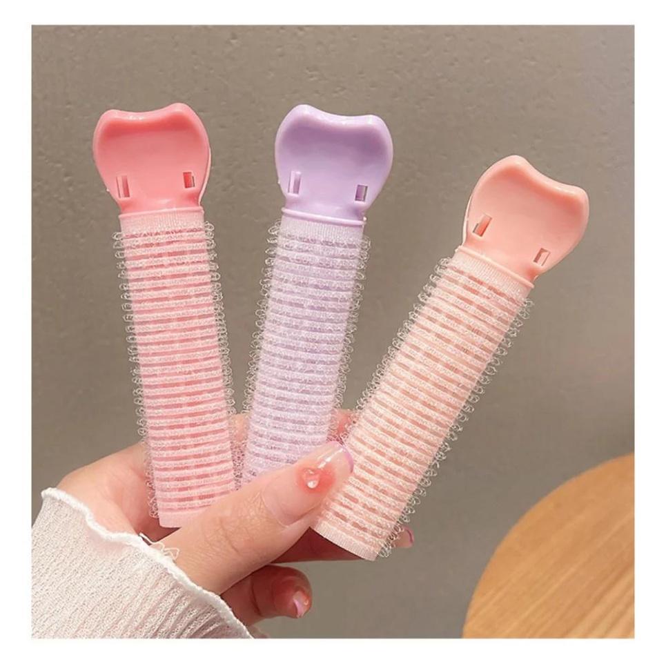 4pcs Lazy Hair Curlers Heatless Curls No Heat Hair Rollers Alligator Hair Clip Sleeping Hair Root Fluffy Clip Hair Styling Tools