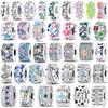 Authentic Original Charm Bead Components Copper Metal Butterfly Flowers Colorful Zircon Silicone Charm Bead Components Bead Components Compatible