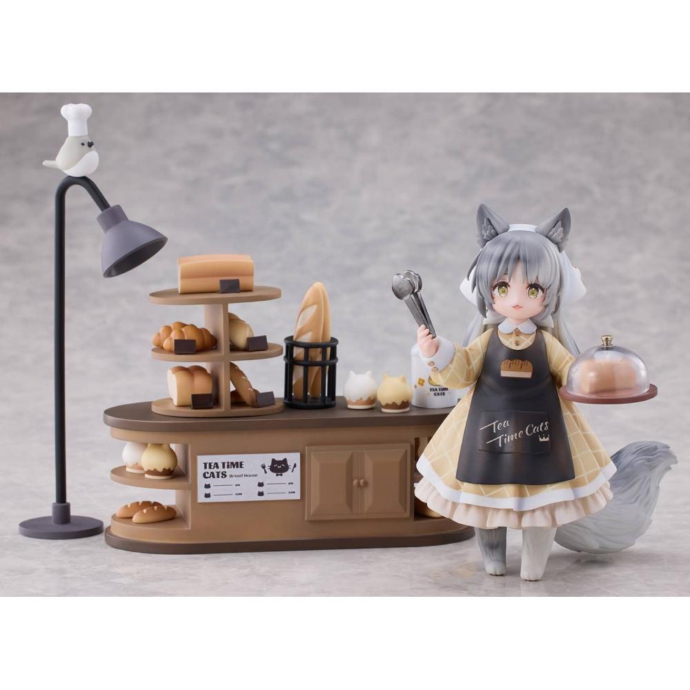 

Tea Time Cats Dlc Series Tea Time Cats Scene Meow Town Bakery Clerk