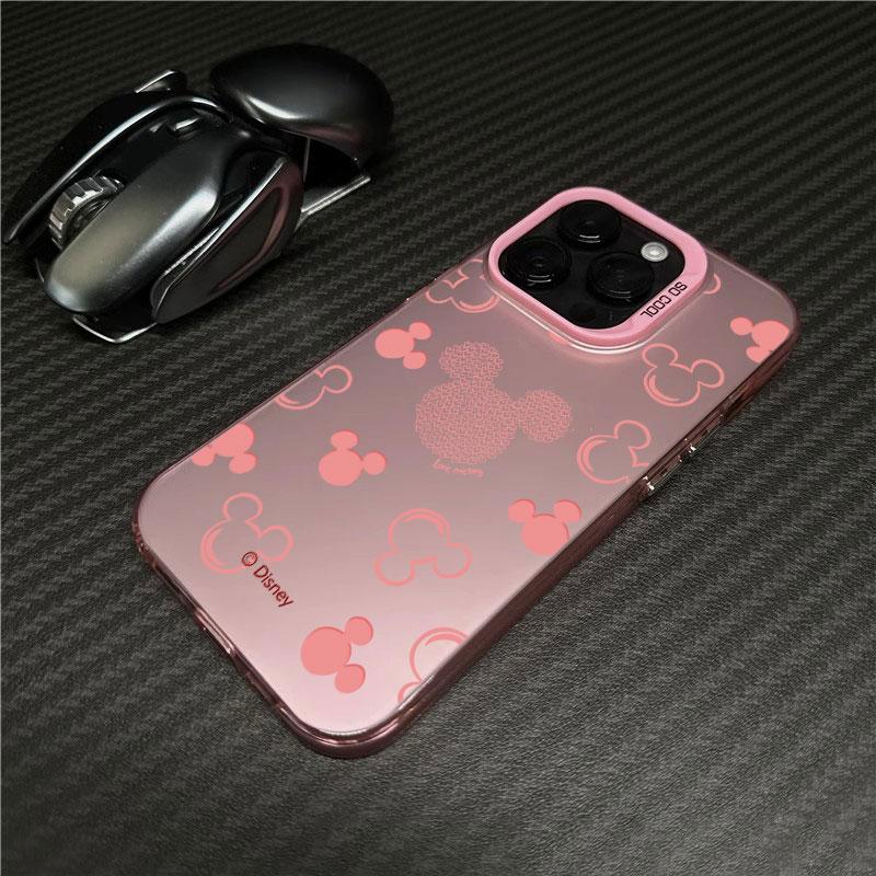 Roztomilý Avatarový Kryt s Myškou Mickey pro Apple iPhone 17 Air 16E 16 15 14 13 12 mini 11 8 7 Pro Max Plus Barevný Kryt na Telefon
