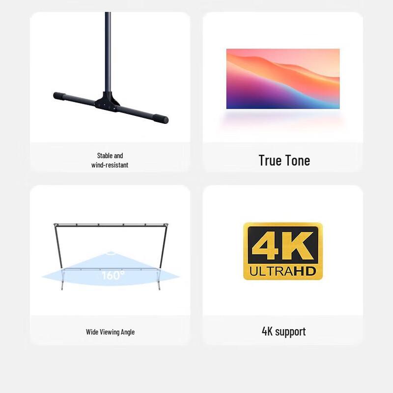 JMGO 100-inch Draagbaar Projectiescherm