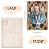 32 Stück, Alice im Wunderland Postkarten, Fantasy, Geburtstags-/Jubiläumsgeschenke, Sammlerstücke, Zum Verschenken geeignet, Versendbar.