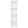 Bücherregal/TV-Schrank, multifunktionale Aufbewahrungseinheit, stehendes dekoratives Regal, 36×30×143 cm