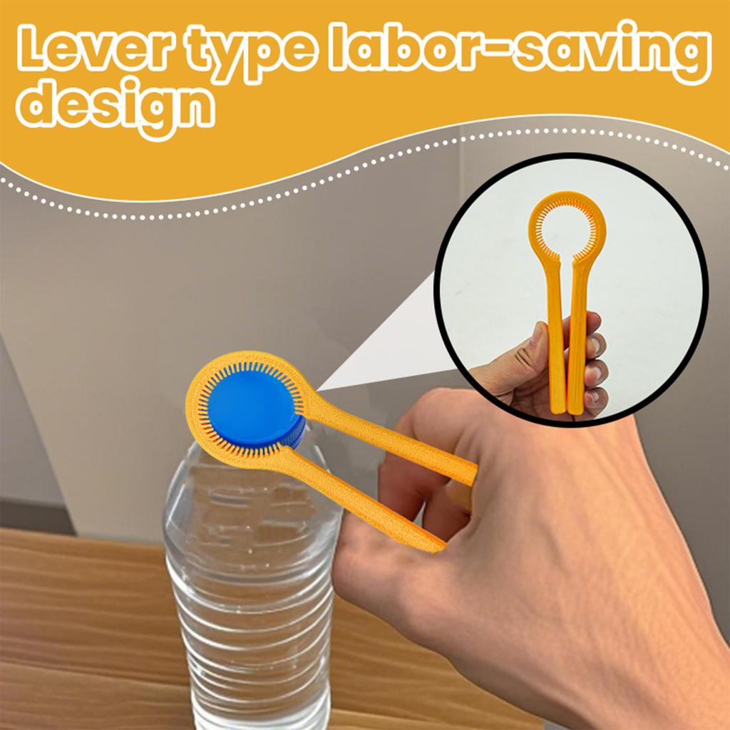 Universal Bottle Opener Beverage Bottle Opener Is Suitable For Weak Hands, Elderly People With Arthritis(Yellow)