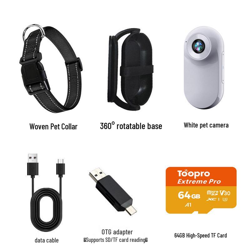 Adjustable Angle Pet Vlog Camera for Cats & Dogs