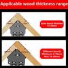 Set of 1 Practical High Strength 90 Degree Corner Clamp for Efficient Woodworking Carpentry and Welding Daily Use