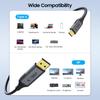Tech-Protect Ultraboost Cable Type-C To Displayport 1.4 8K 60Hz 180Cm Black