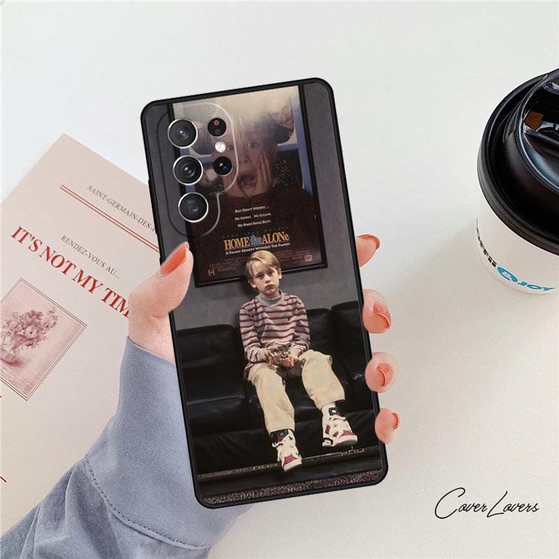 Home Alone phone case For Samsung Galaxy S24 S25 S23 S22 Ultra Note 10 20 Plus S20 S21 FE Cover