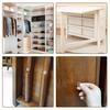 uxcell Screw Hole Cover Sticker PVC Adhesive Cover Dustproof Cap for Wooden Furniture Cabinet