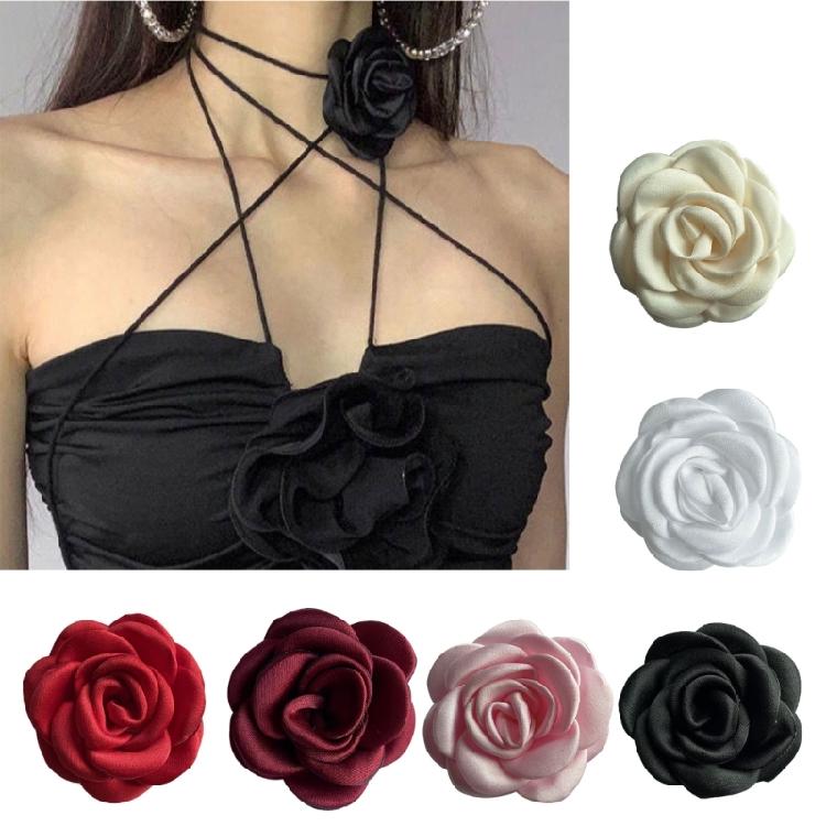 Kleidung Dekoratives Brustblumen Kamelien Corsage Anstecknadel Legierungsmaterial für Damen