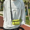 Lightweight solid color messenger bag sports cycling small square bag outdoor commuting shoulder bag daily portable card bag mobile phone bag