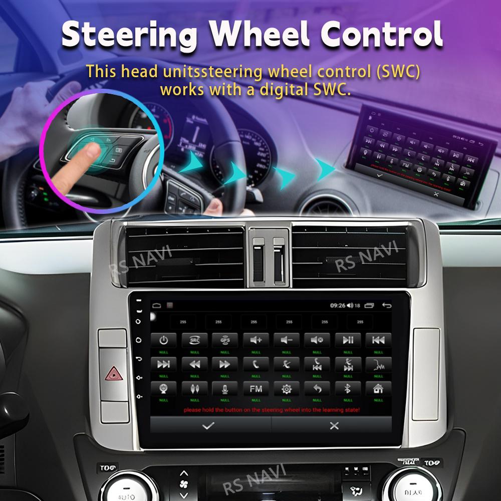 Android 16 for Toyota Land Cruiser Prado 150 2009-2013 Carplay Auto Radio Media Player Stereo 2din Head Unit