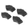 4 Pcs Motorcycle Rear Shock Absorber Cushion Set Rubber Reduce Vibration for C70 S90 CL90 CT90 S65
