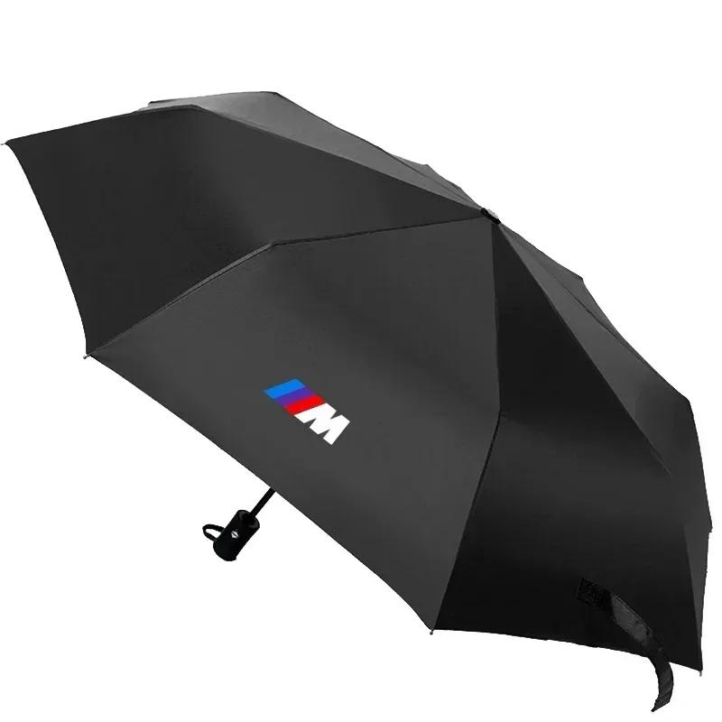 Umbrelă cu Logo Auto Pliabilă Automată Parbriz Parasolar Umbrelă Pentru Seria BMW M Performance 1 3 5 7 M3 M4 M5 M6 X1 X3 X5 X6 X7 E30