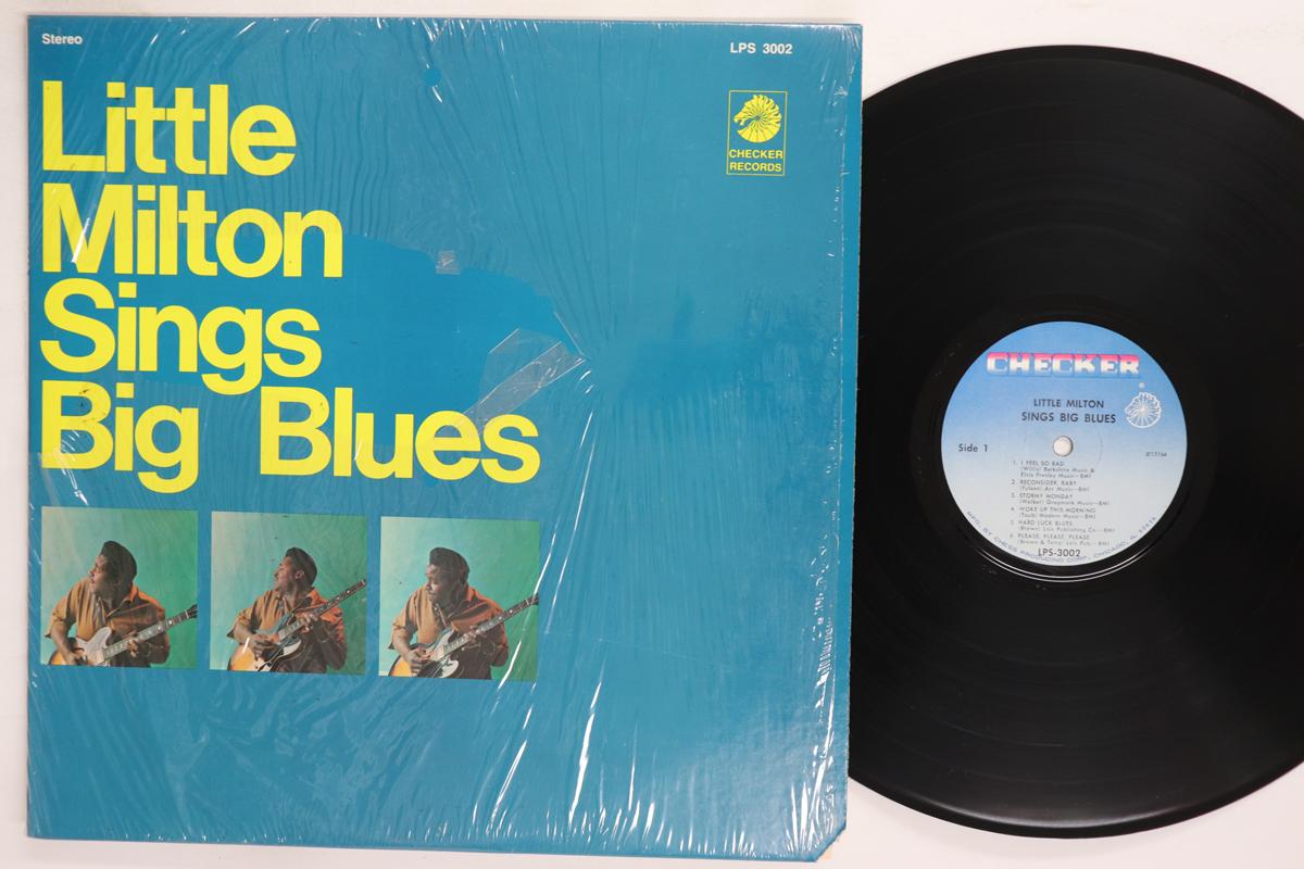 Виниловая пластинка LITTLE MILTON Sings Big Blues LPS3002 CHECKER US Blues Б/у
