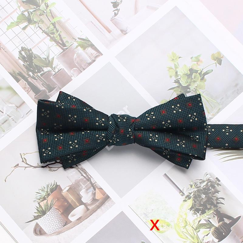 

Пряжа Жаккард Деловой Галстук-бабочка Мужской Косая полоска Мелкий цветок Джентльменская рубашка Аксессуары для костюма Галстук-бабочка