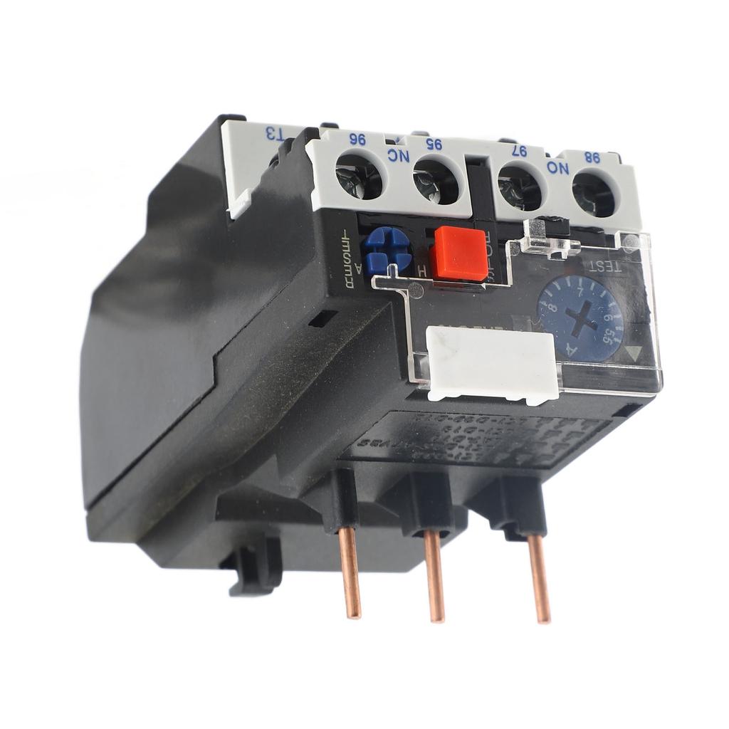 Thermal Overload Relay 5.5 To 8A 1 NO 1 NC Manual Automatic Reset Thermal Protector 750V