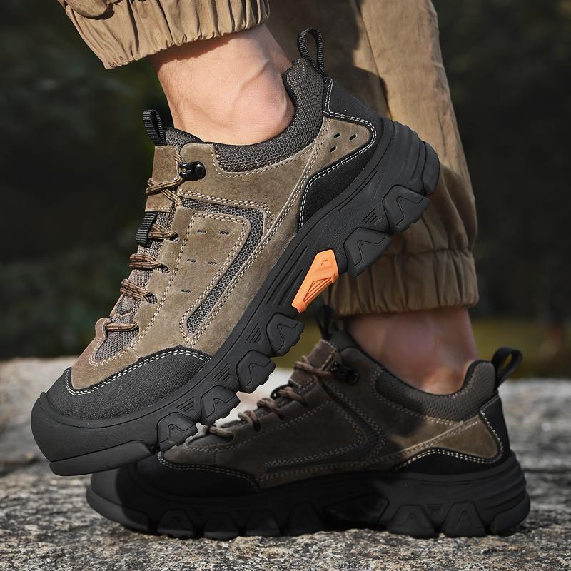 Fashion Simple Men Trainers 2025 New Leather Casual Sneakers for Men New Fashion Male Walking Shoes Outdoor Non-Slip Treking Footwear