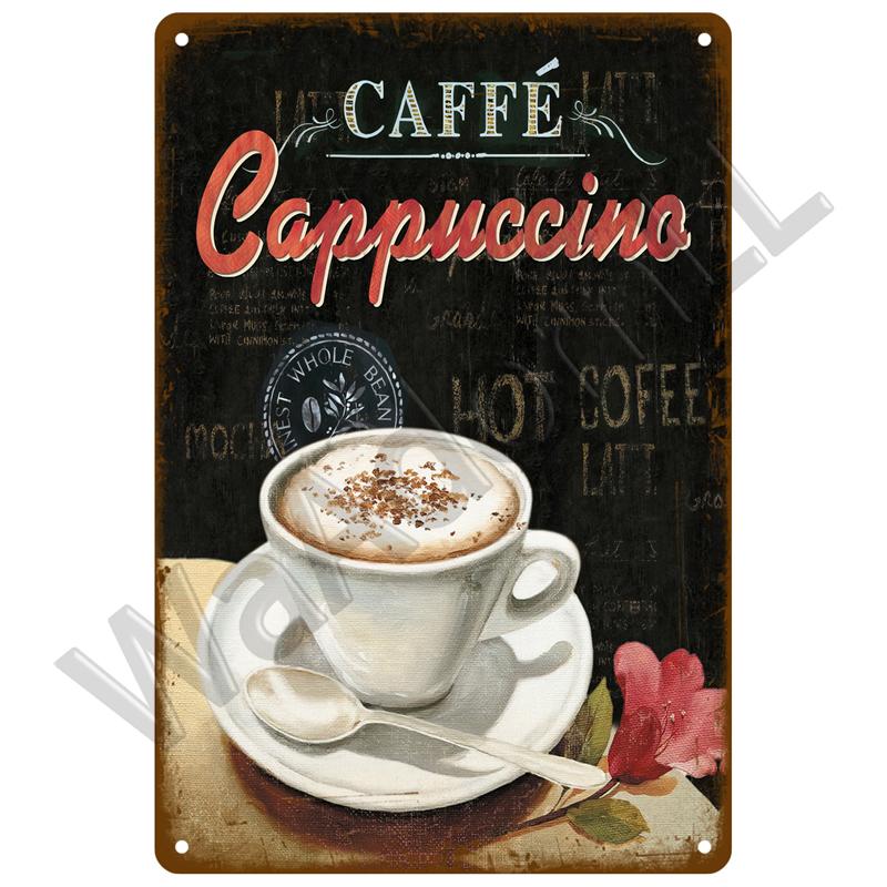 Metal Signs Vintage Cafe Signs Wall Decor Funny Posters Retro Plaques Painting Coffee Bar Sign Tin Signs Home Wall Decor Art