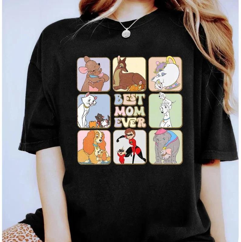 Best Mom Ever Shirt  Mom Characters Tee Mothers Day Gift S