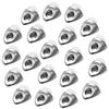 20pcs Zinc Shelf Support Pegs For Panel Mounting Braces Mounting Brace Glass Bracket Hardware Fixing Pegs Glass Bracket
