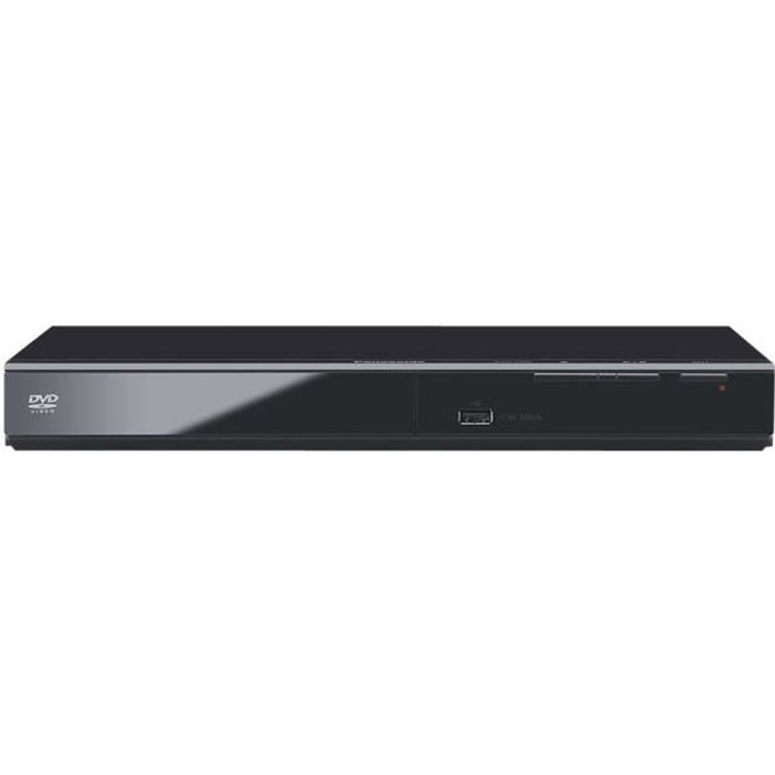 Lettore DVD - Panasonic - DVD-S500EP-K - Alimentazione interna - CA 230V - Nero