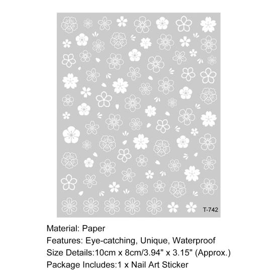 Nail Decoration Good All-Match Paper Art Decal Easy-Peel Fingernail Sticker for Female