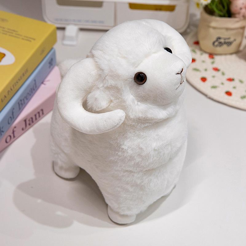 Simulation Cute Little Lamb Doll Lamb Plush Toy Doll Children Random Pillow Girl Gift Doll
