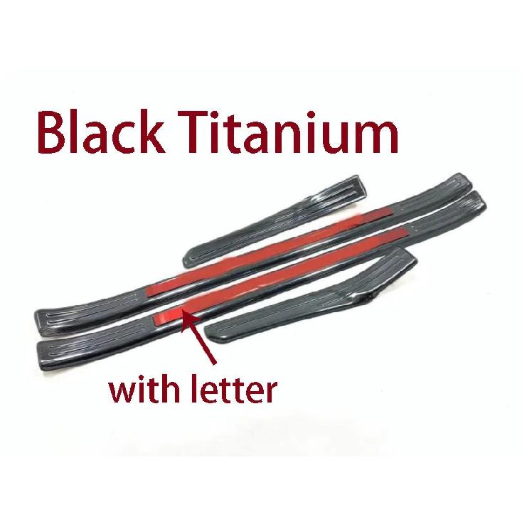 For Subaru Forester 2018      Steel External Door Sill Scuff Plate Cover Threshold Strip Pedal Accessories