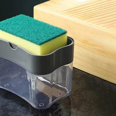 Hot Sale 1PC Dish Soap Press To Clean Pot Brush Kitchen Type Automatic Filling Box Envios Gratis Para Hombre