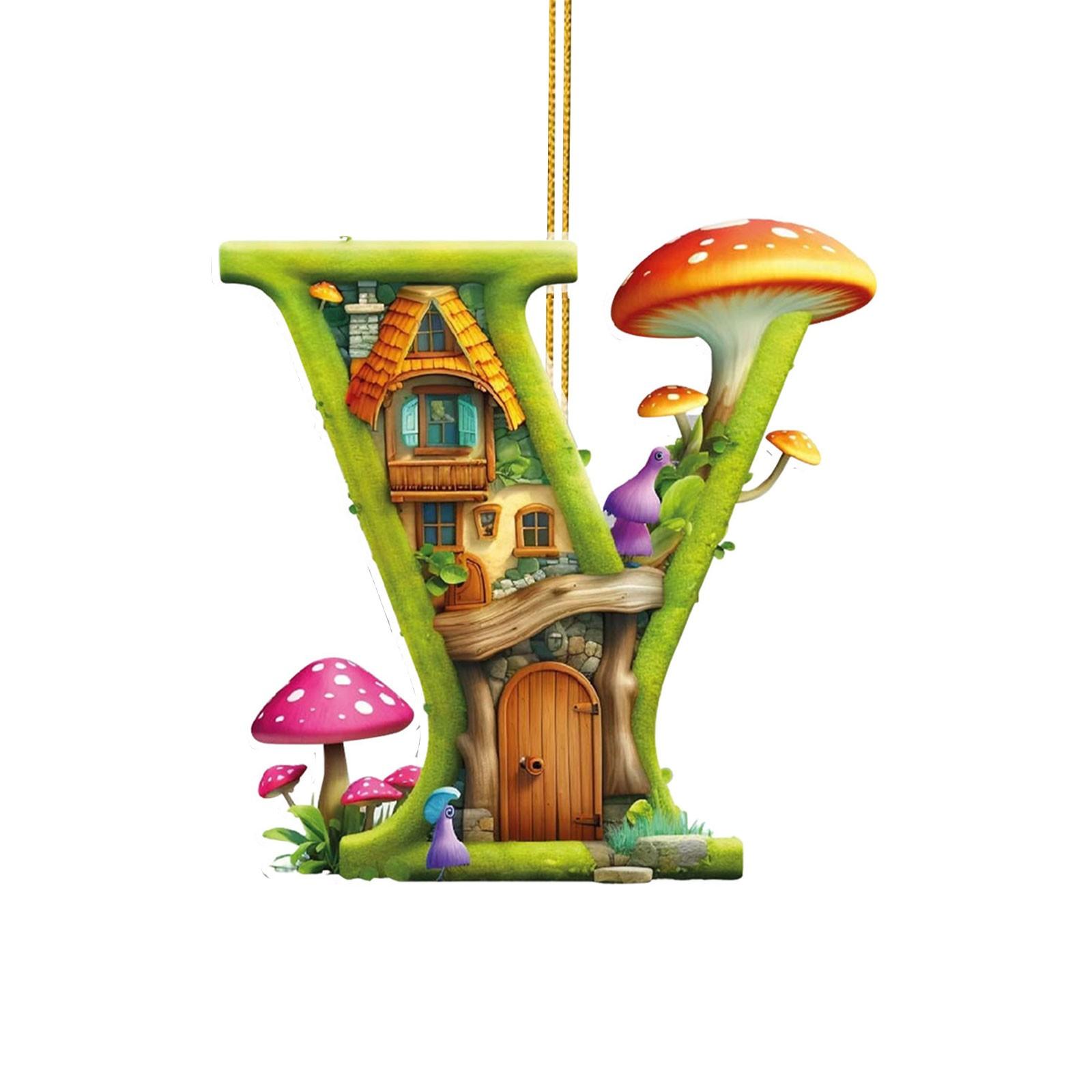 

Акриловый кулон с 26 буквами Главная Акриловый кулон с буквами для украшения One Size