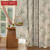 1PC Nuan Series Light-colored Blackout Curtains Gentle Green Plant and Floral Printed Curtains for Bedroom Living Room Balcony Window for Home Decor