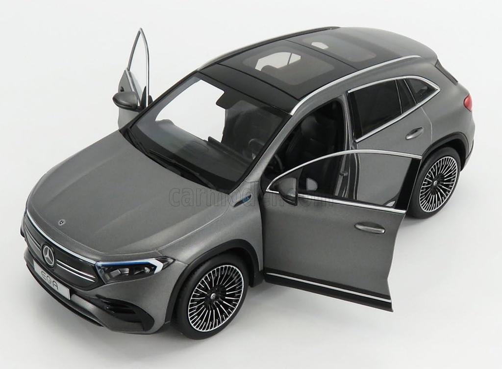 NZG EQA 2021 Scale Diecast Model Car Mercedes-Benz (H243) (Gray) 1/18