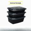 Disposable Rectangular Takeaway Meal Boxes