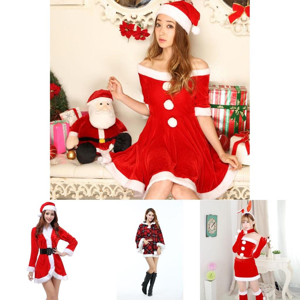 Classic Women Santa Claus Christmas Costume Timeless Design For Holiday Celebrations