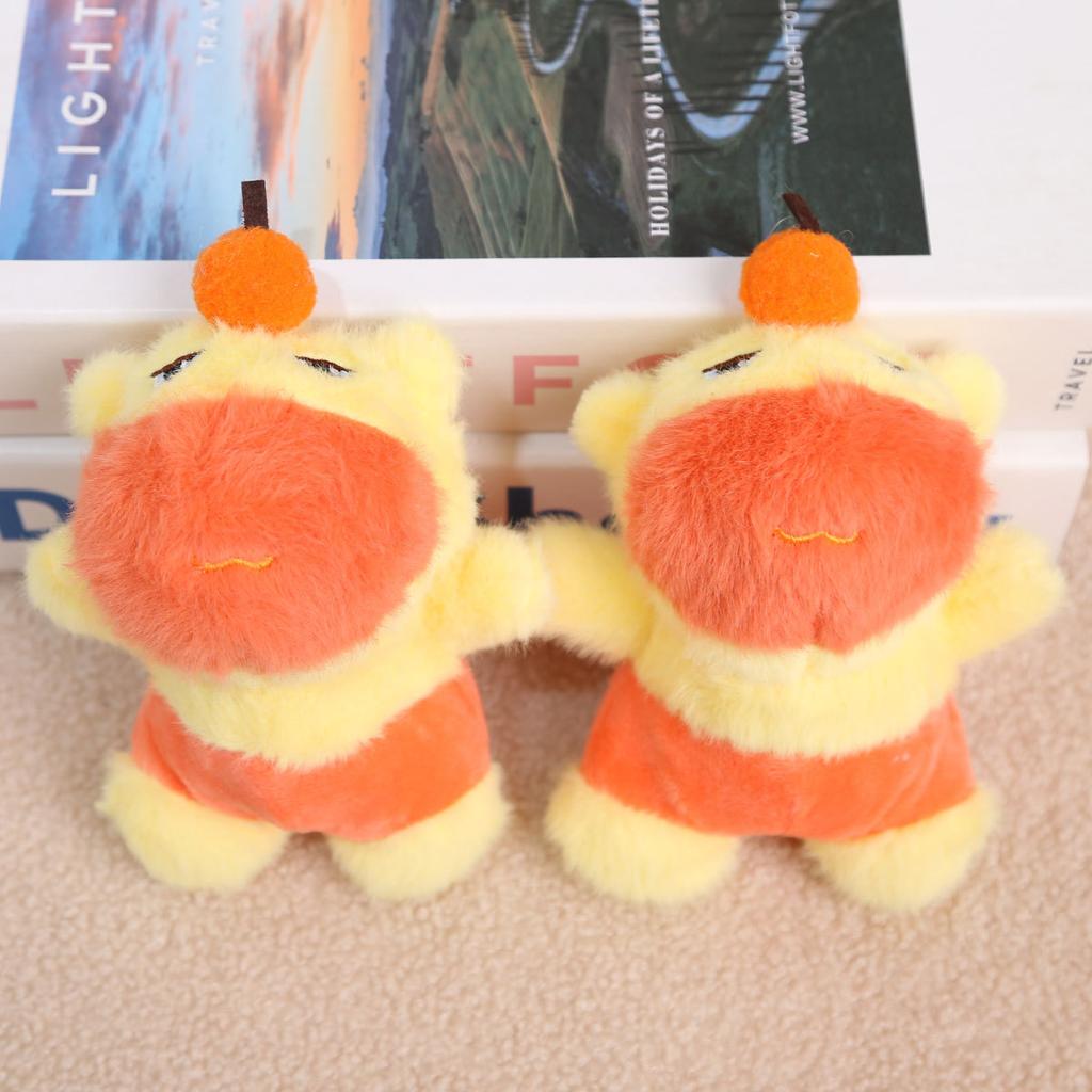 Internet Celebrity Cute Capybara Lulu Doll Plush Toy Funny Bee Kapibara Doll Bag Pendant Cute