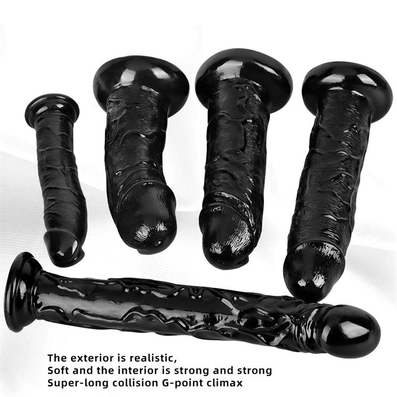 Five Models Eggless Big Penis Oversized Thick Super Long Giant Simulation Dildo Stallion Anti-anal Plug