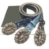 Elegant Waist Belt for Women Simple Metal Snap Buckle Belt Western Waistband for Shorts Decorative Waistband for Adult