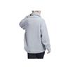 Adidas Lounge Jacket Solid Color Loose Fleece Sports Casual Jacket Women Jacket Light-Gray IP7057
