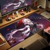 Kawaii Girl Evernight March 7th Mouse Pad Honkai Star Rail Gaming Anime Mousepad Non-slip Desk Mat Large Protector Keyboard Pads