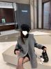 Korean Retro Wool Suit Jacket - Spring New Arrival Women's Trendy Coat for Warmth and Style