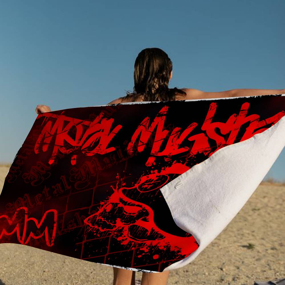 M-Metal M-Mulisha Spiel Anime Anime Strand Schwimmtuch Weiches Saugfähiges Waschlappen Kindergeschenke Für Kinder Reisen Camping Fitnessstudio