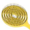 Round Head Hair Straightening Comb Dense Teeth Vented Detangling Hair Brush  For Men Women