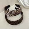 4.8CM Wide Women's Leopard Print Headbands with Sponge Padding for Ladies And Girls Casual Party Hair Bands Accessories