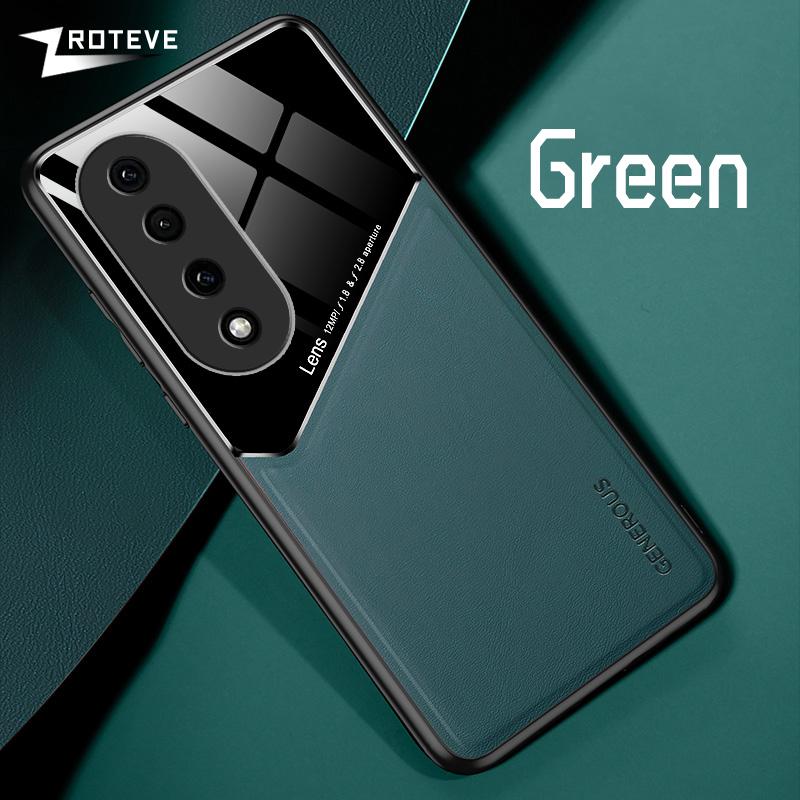 

Чехол Honor90 из искусственной кожи, автомобильный магнитный жесткий чехол для ПК для Huawei Honor 90 50 70 Pro Plus Honor50 Lite Honor70, чехлы для телефонов Honor 90 зелёный